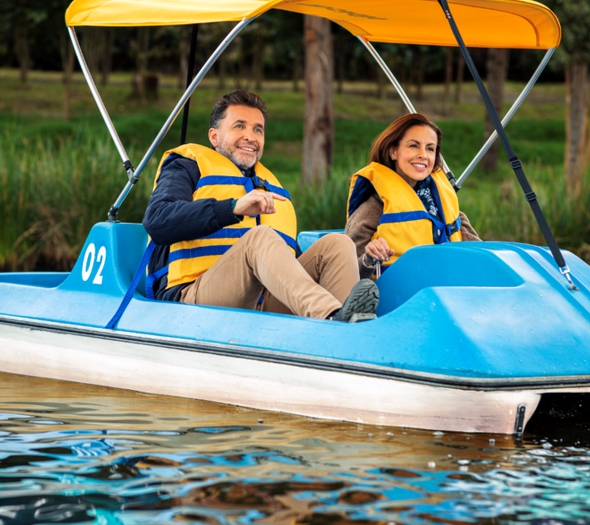 Botes de pedal Hotel Alcaraván Llanos Orientales