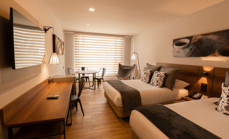 Habitación estándar Hotel Lanceros Paipa Habitación estándar Hotel Lanceros Paipa