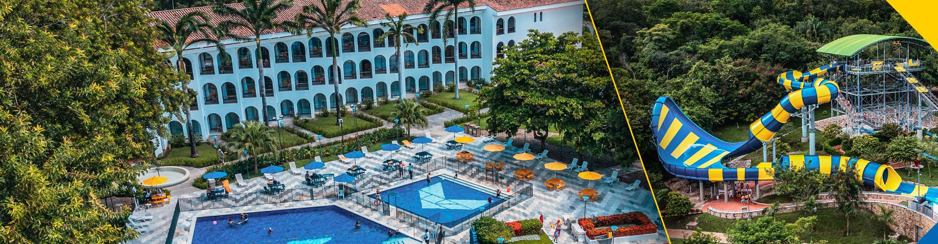 Reserva en el Hotel Peñalisa o Bosques y recibe descuento para tu Pasaporte de Ingreso a Piscilago. La mejor opción para tus vacaciones es el Plan Aventura
