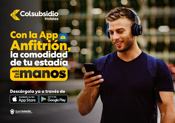 Conoce nuestra App Anfitrión Hoteles Colsubsidio Conoce nuestra App Anfitrión Hoteles Colsubsidio