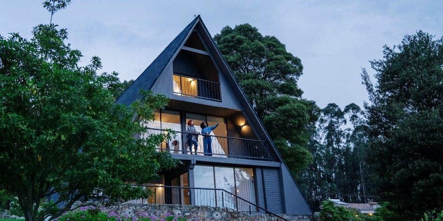 Cabaña tipo chalet Cantú Glamping y Cabañas Paipa Cabaña tipo chalet Cantú Glamping y Cabañas Paipa