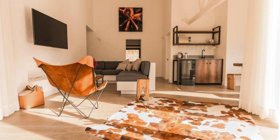 Interior de las cabañas Cantú Glamping y Cabañas Paipa Interior de las cabañas Cantú Glamping y Cabañas Paipa