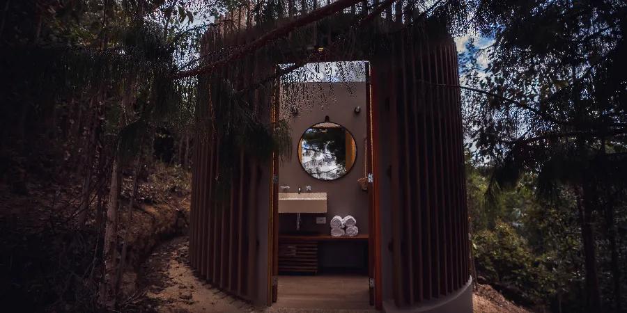 Baño privado Cantú Glamping y Cabañas Paipa Baño privado Cantú Glamping y Cabañas Paipa