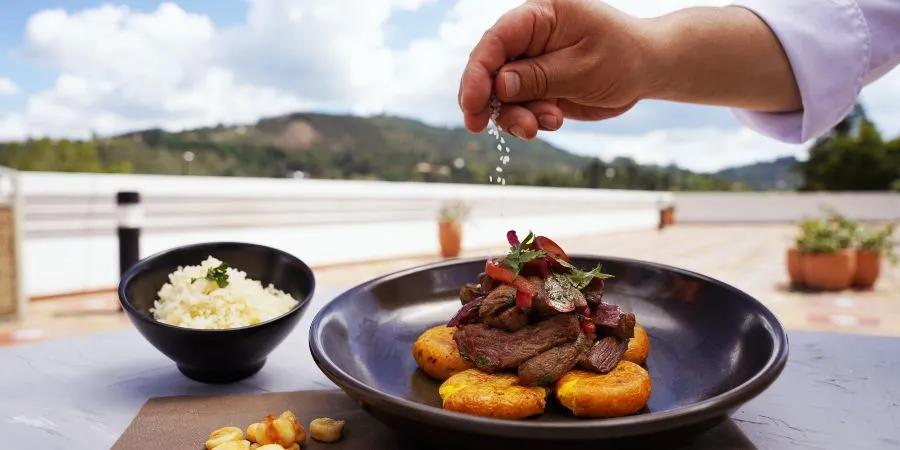 Lomo saltado Hotel Colonial Paipa Lomo saltado Hotel Colonial Paipa