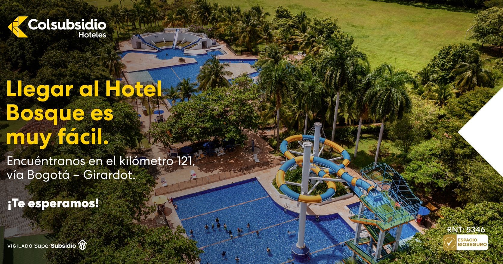 Cómo llegar al Hotel Bosques Hoteles Colsubsidio